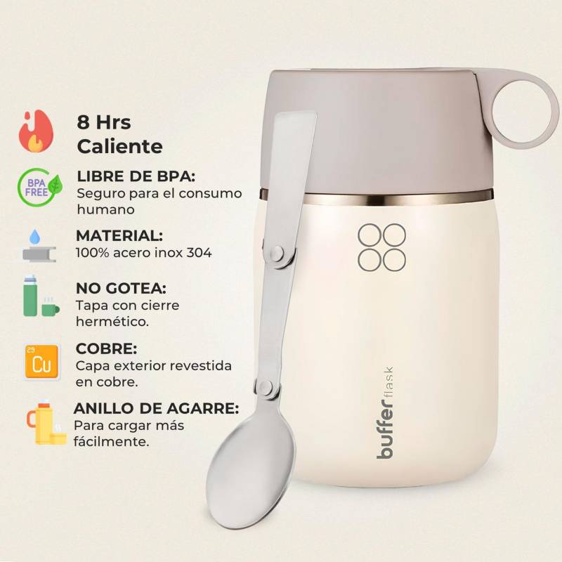 Thermos - Termo Para Alimentos - 470 Ml - Con Cuchara 