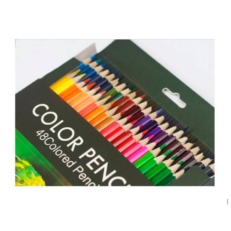 48 Lápices De Colores Profesionales Madera Calidad GENERICO