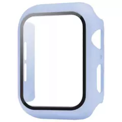 GENERICO - Protector 360 Para Apple Watch 38mm con vidrio templado Azul pastel