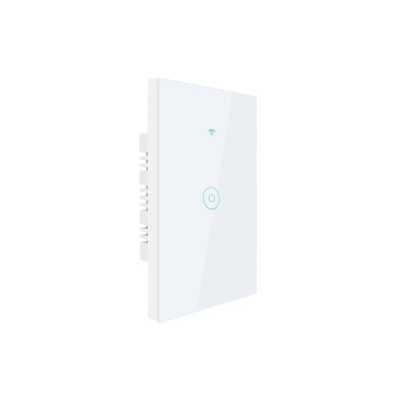 GENERICO - Interruptor wifi TUYA SMART 1 canal Blanco Hibrido (con y sin neutro)