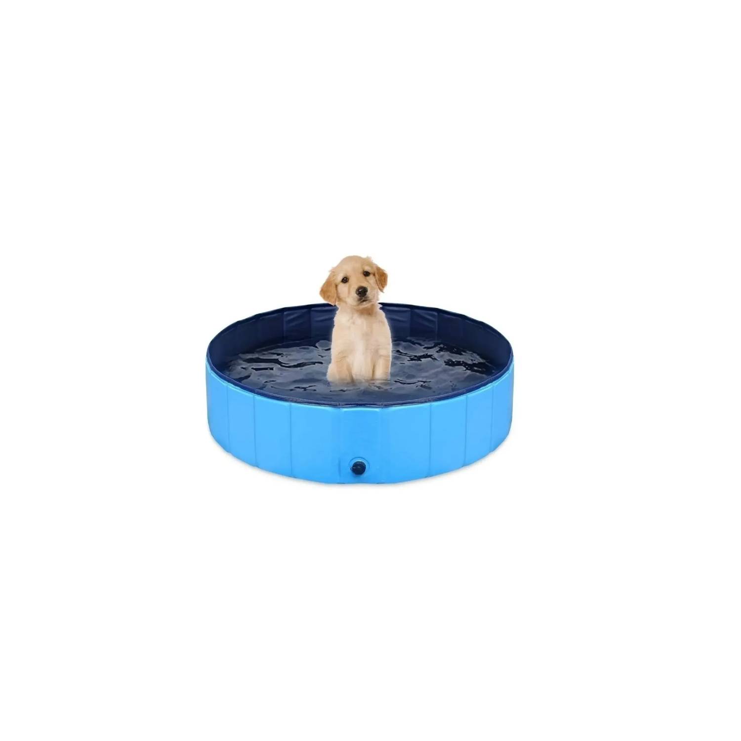 Ripley - PISCINA PORTÁTIL PARA PERROS DE 30.5 PULGADAS DE DIÁMETRO PLEGABLE  CON BOLSA DE TRANSPORTE