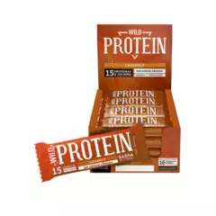 WILD FOODS - Barra Wild Bar Wild Protein Caramelo 16 Unids