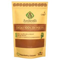 AMBROSIA - Doypack Cacao 100 en Polvo Ambrosia Natural Delight