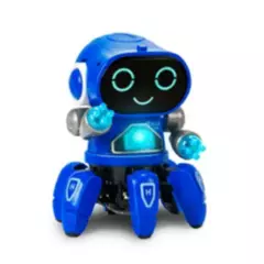 GENERICO - Robot Blu Mascota Musical Bailarín Juego Eléctrico Luces Led