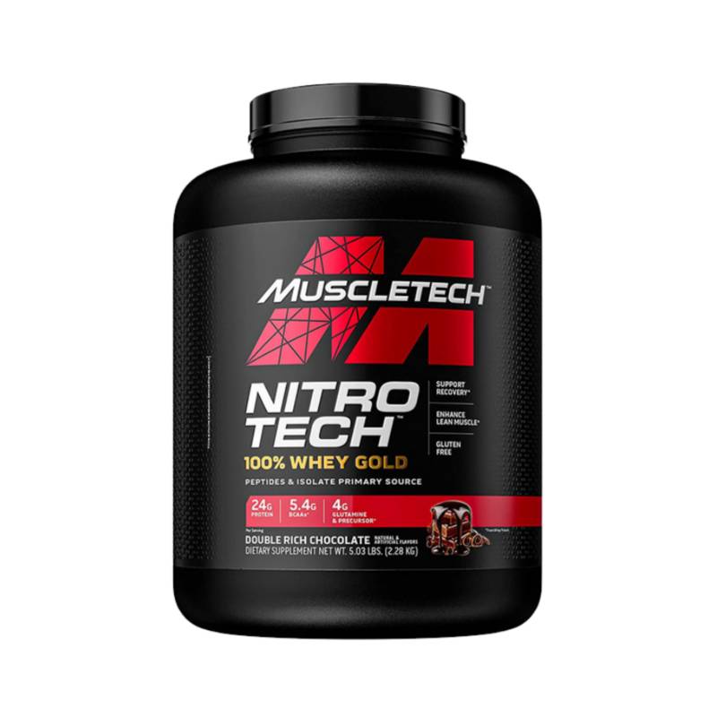 MUSCLETECH - Nitro Tech 100% Whey Gold 5 lb. CHOCOLATE