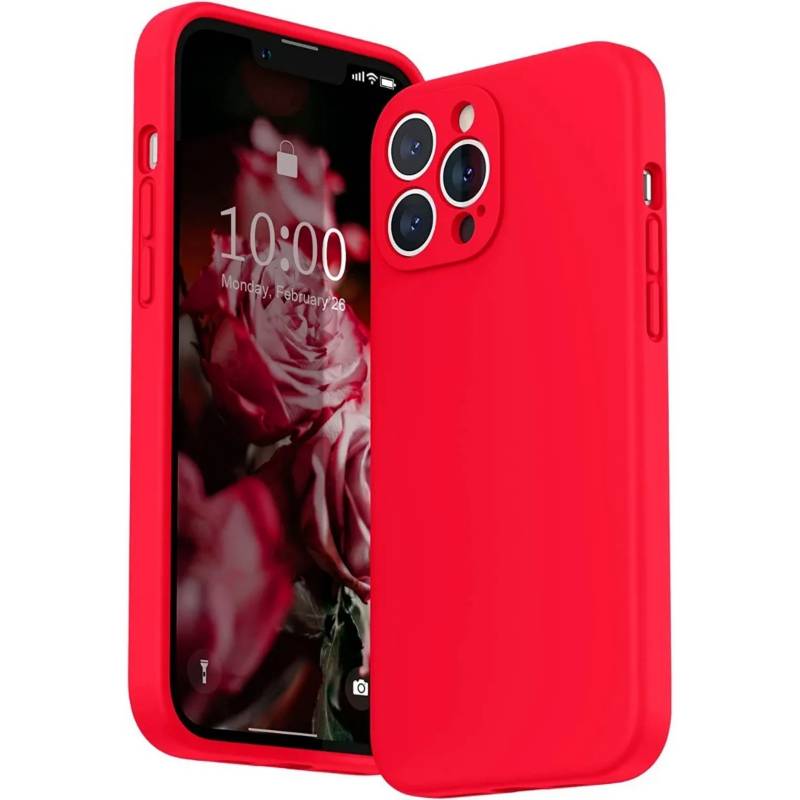 Carcasa Silicona Soft iPhone 12 Mini Roja