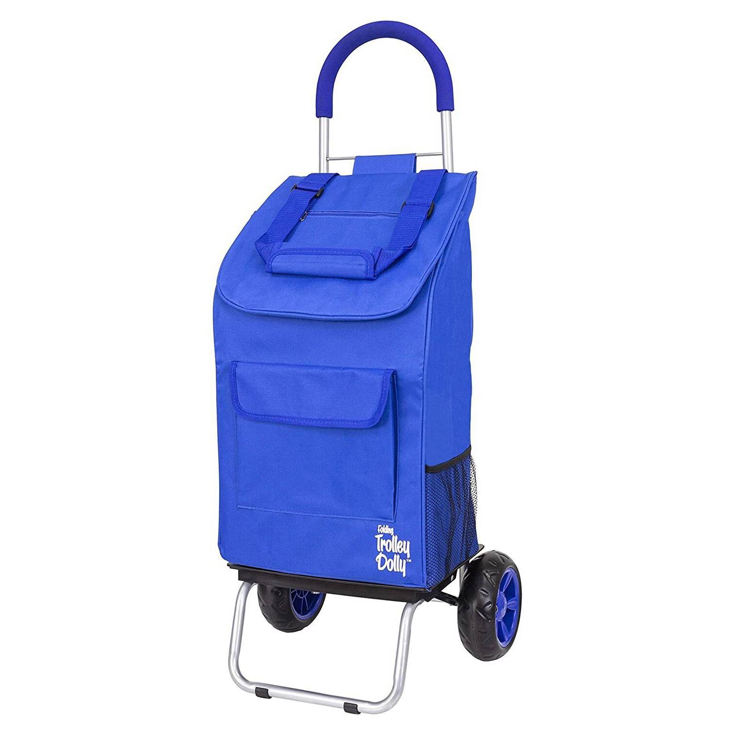dbest products – Carrito plegable de carga y compras de color azul