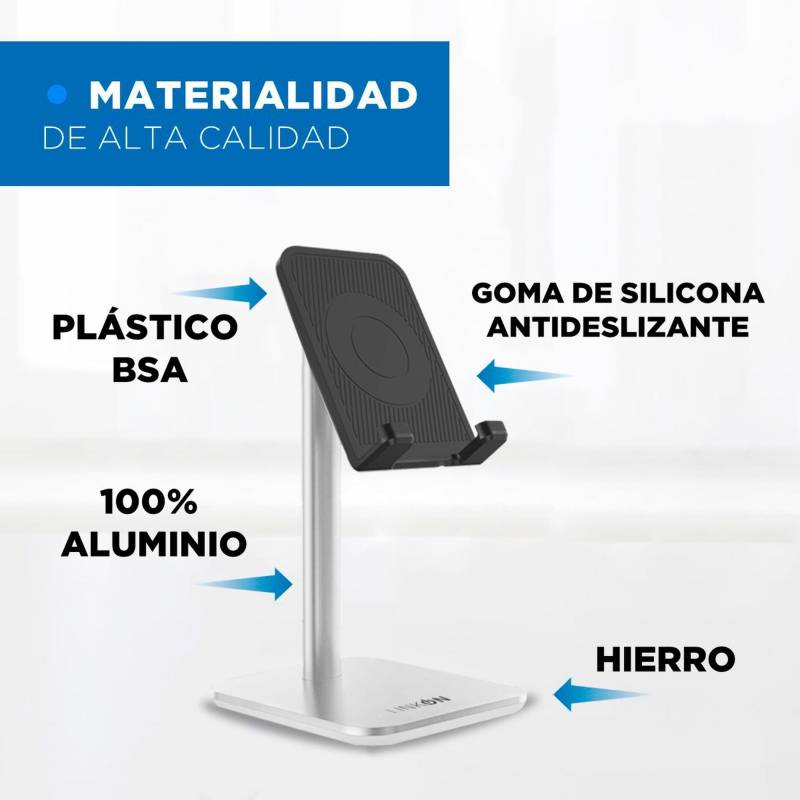 LINKON Soporte Base Porta Celular Tablet Escritorio Mesa Ajustable