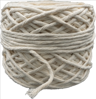 Pack 2kg Cordón Algodón Peinado Macramé 3mm 100% Algodon