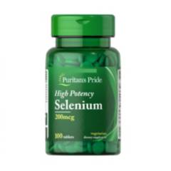 PURITANS PRIDE - Selenio 200mcg 100 Tabletas Vegana