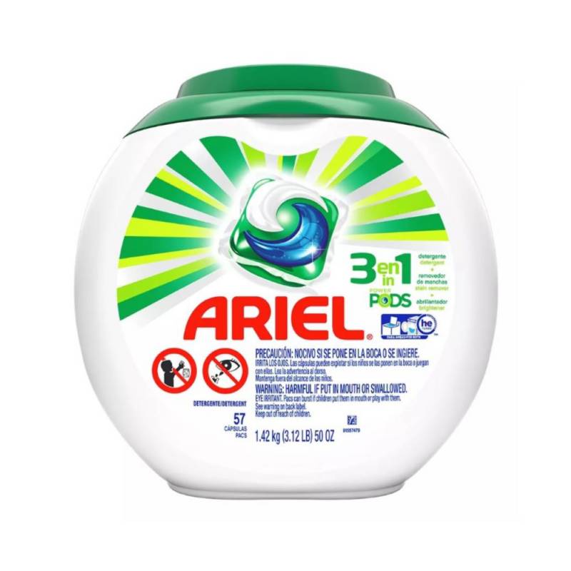ARIEL - Detergente Ariel Pods capsula 57ud