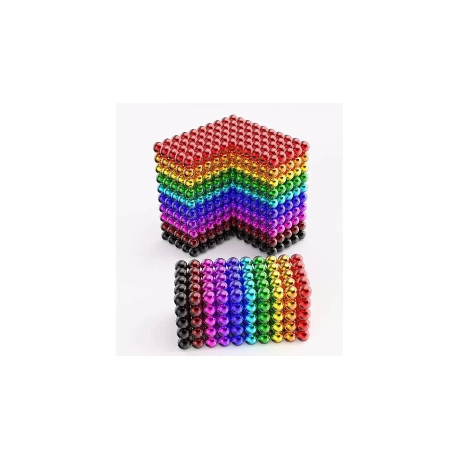 Cubo Magnético 1000 bolitas magnéticas 5 mm - 10 colores FUN AT HOME LO  DIVERTIDO DE ESTAR EN CASA