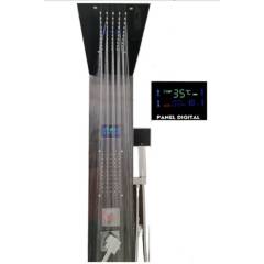 AQUATREND - Columna de Ducha con Panel Digital de Temperatura