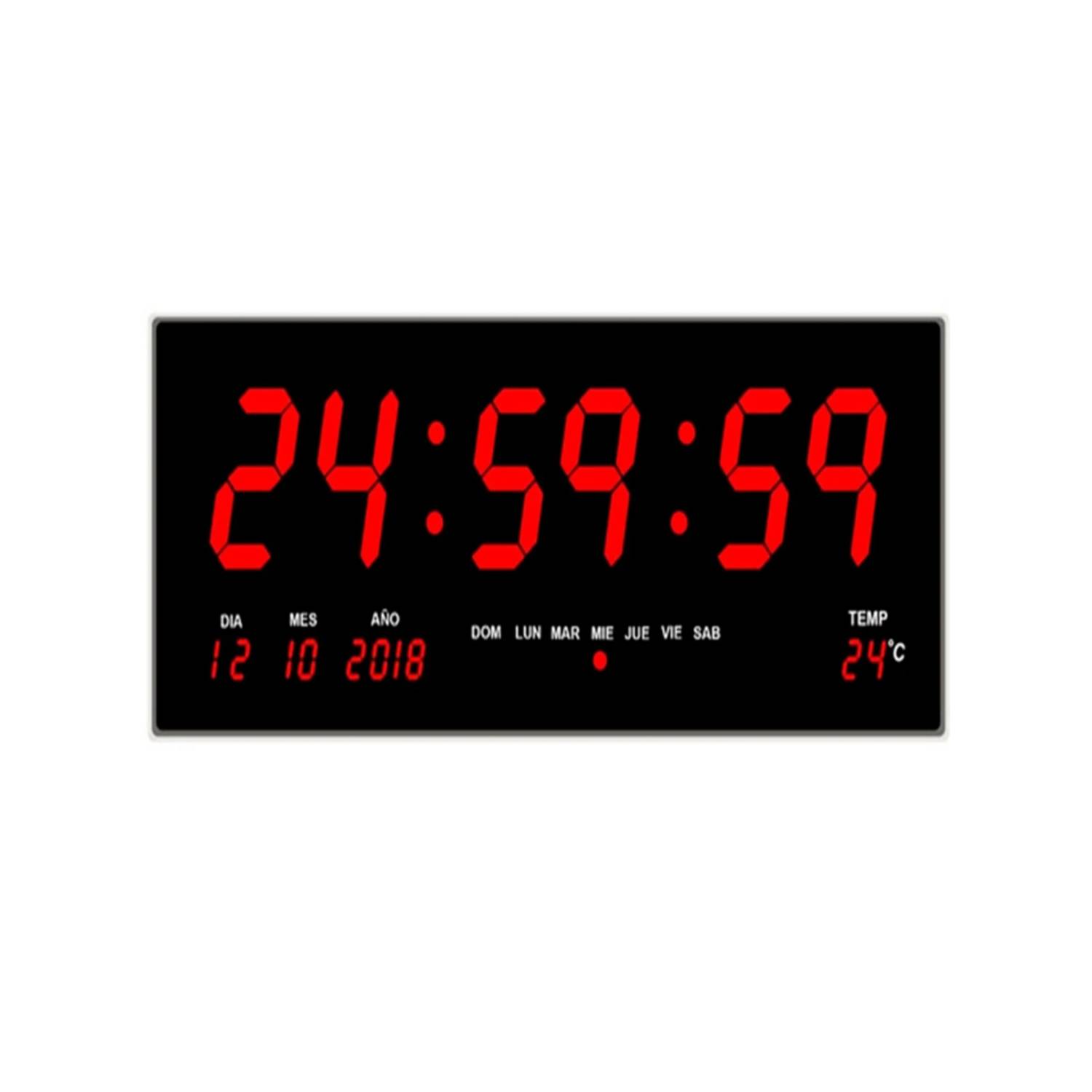 GENERICO Reloj Digital Led De Pared Grande 82381
