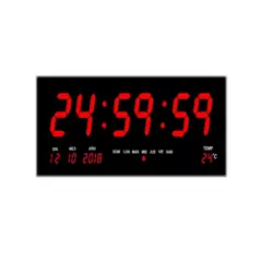 GENERICO - Reloj Digital Led De Pared Grande 82381