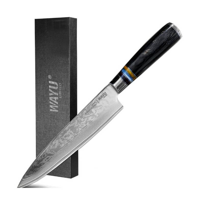 Cuchillo Acero Damasco 67 Chef Cocina Profesional Japonés