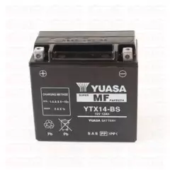 YUASA - Yuasa YTX14-BS - 12 Ah Batería de moto - Larga duración - Tecnologia AGM