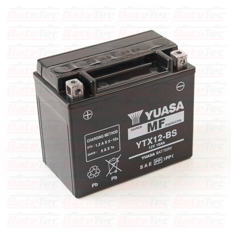 Batería de moto 12V 10AH YUASA - YTX12-BS - Precio: 50,14