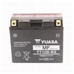 YUASA - Yuasa YT12B-BS - 10 Ah Batería de moto - Larga duración - Tecnologia AGM