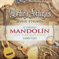 MEDINA ARTIGAS - Cuerdas mandolina - Encordado 12 cuerdas - Medina Artigas