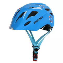 DEFENSOR FOREVER - Casco de niño para bicicleta con luz azul