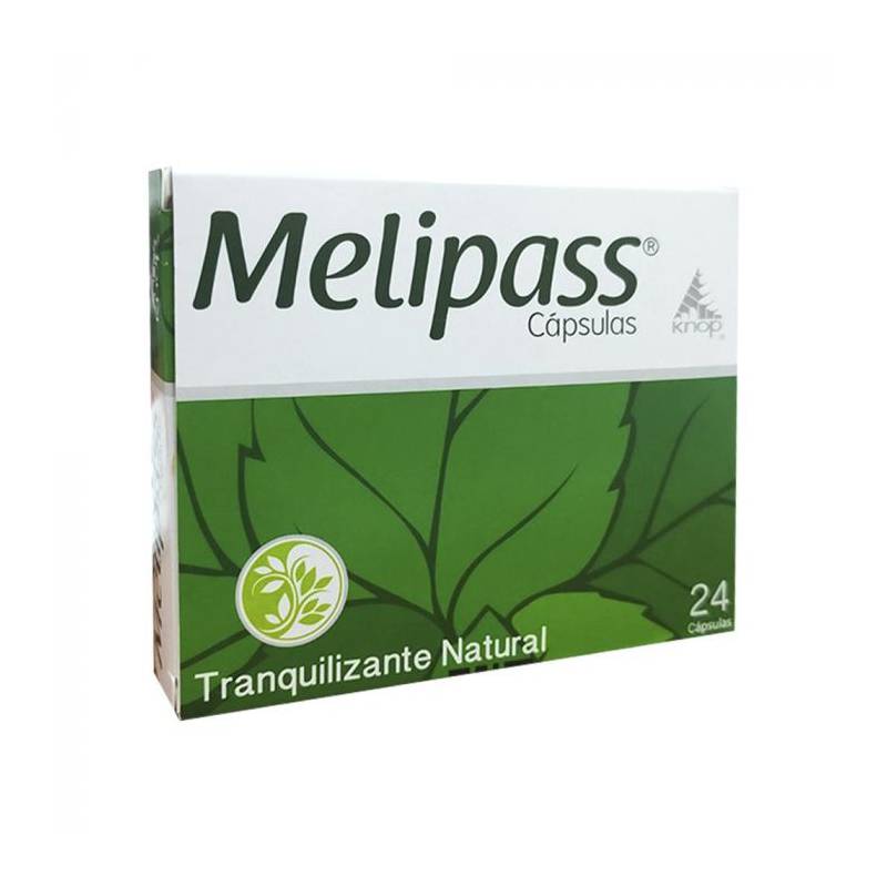 KNOP - Melipass 24 Cápsulas Tranquilizante Natural Laboratorio Knop