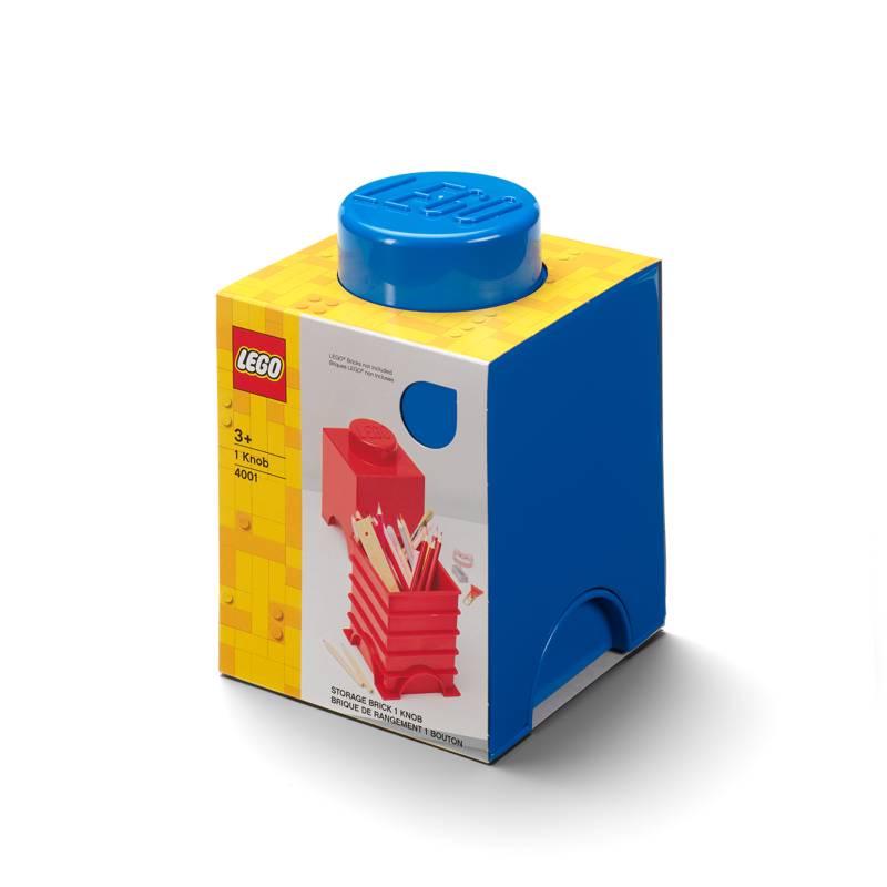 LEGO Storage Brick 1, Bright Blue