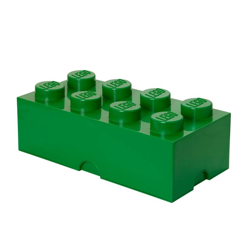 LEGO STORAGE Contenedor LEGO BRICK 8 - DARK GREEN