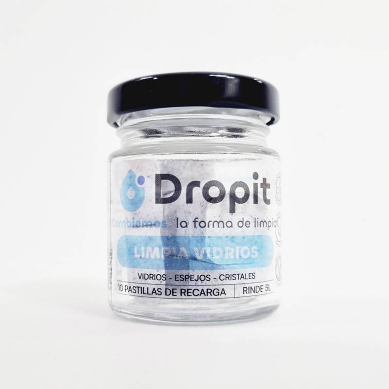 DROPIT - Limpia Vidrios 5lt - 10 pastillas