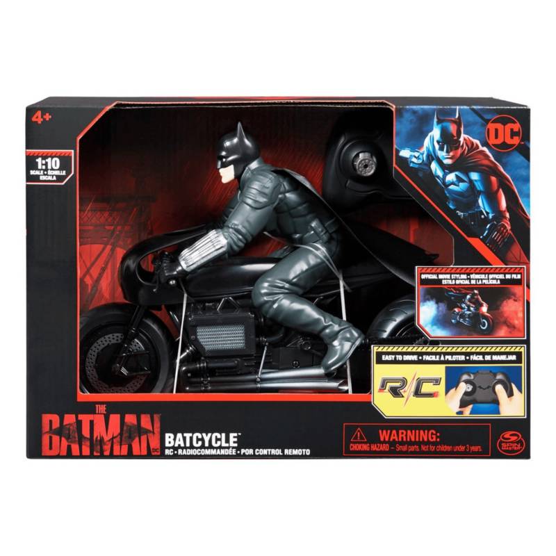 DC COMICS Figura De Batman Y Su Batimoto Radio Controlada 