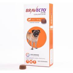 BRAVECTO - Bravecto Perro 4,5 a 10 kg 3 meses de proteccion