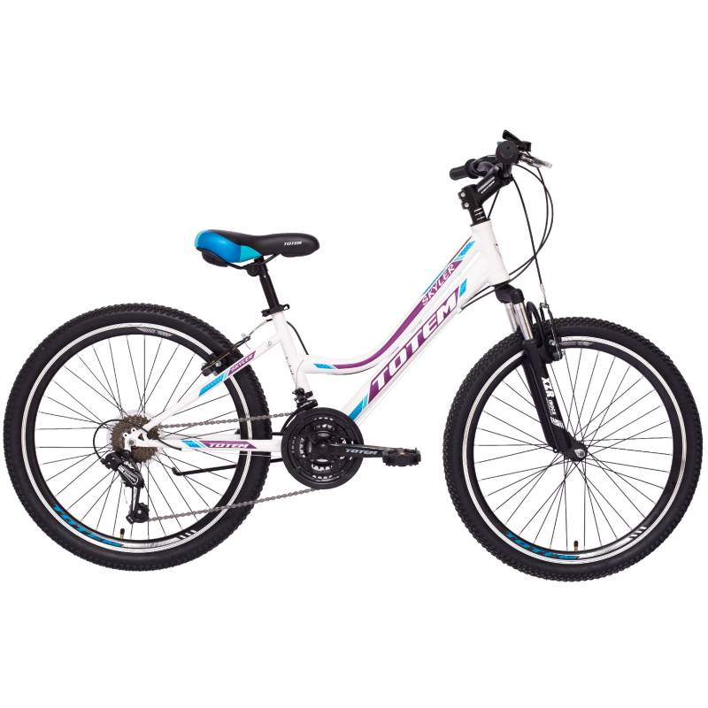 TOTEM BICICLETA TOTEM MTB ARO 24 MODELO SKYLER BLANCO falabella