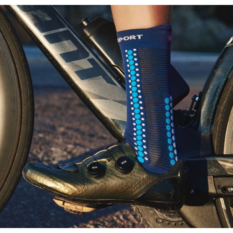 COMPRESSPORT de ciclismo Pro Racing Socks v40 Bike SODALITEFLUO BLUE | falabella.com