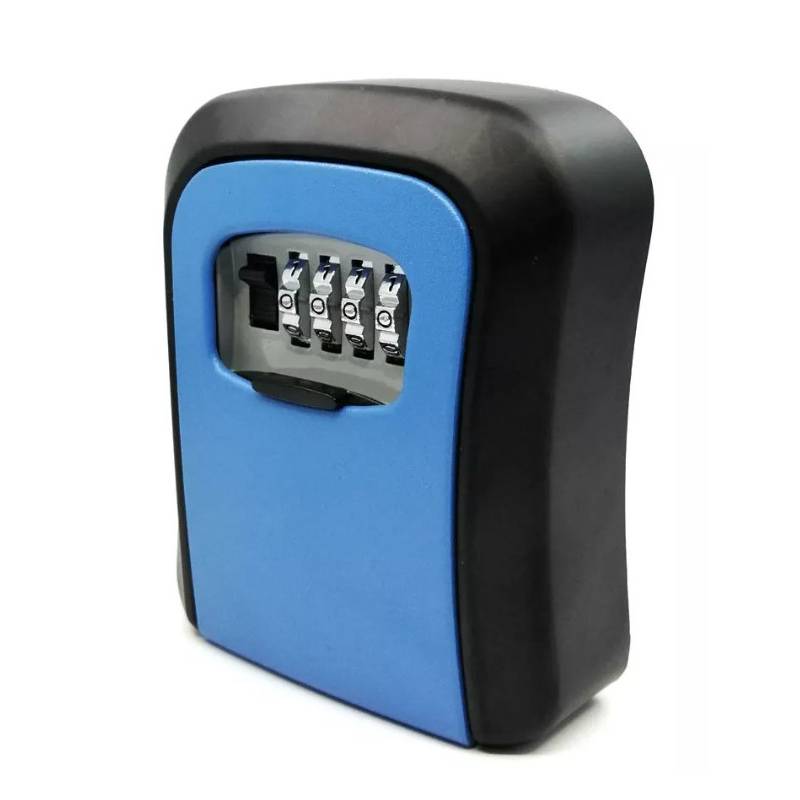 GENERICO Mini Caja De Seguridad Con Combinación Para Llaves - Azul