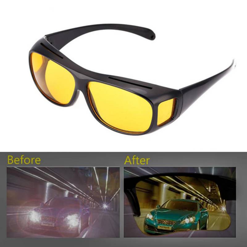 Gafas / Sobre gafas para conducir de noche Hombre y Mujer