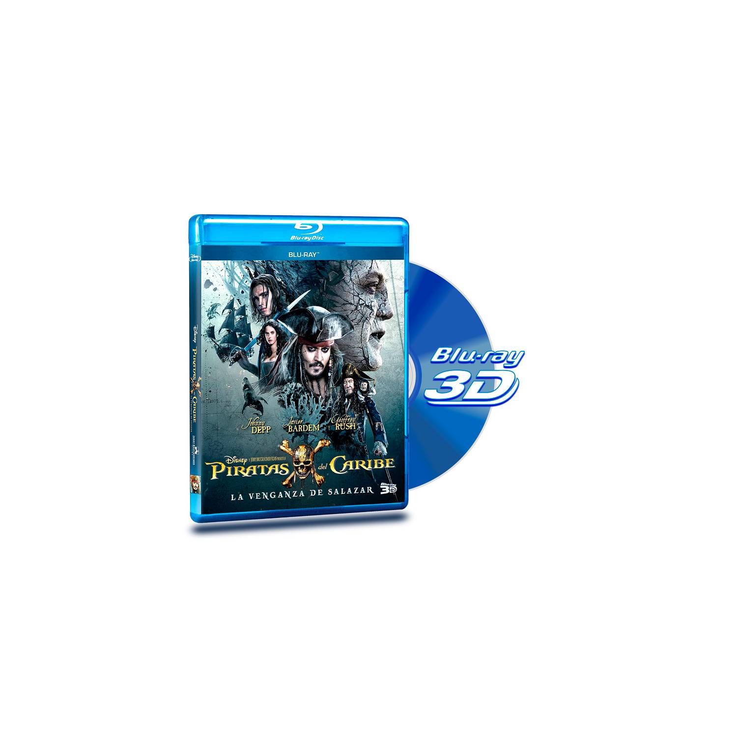 BR/DVD Piratas del Caribe 5: La Venganza de Salazar