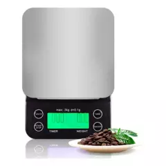 CASATUA - Balanza Pesa Digital Cocina Precision Medicion De 0,1g A 3kg