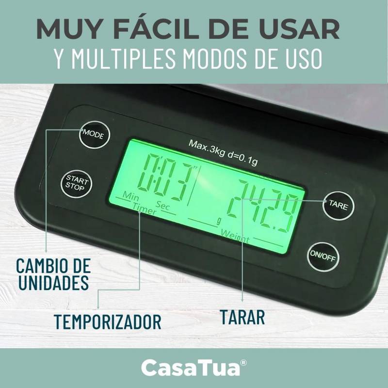 Comprar Pesa Digital Mainstays Para Cocina - 1 Unidad