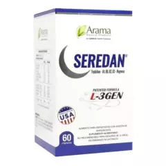 ARAMA - Seredan -3 (Fórmula para conciliar el sueño) con L-Triptófano 60 Cáps.
