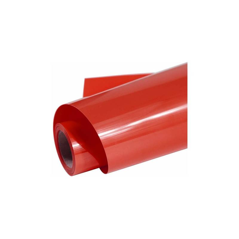 GENERICO - Vinilo Termotransferible Rojo  Pvc Para Textiles 60cm x100cm