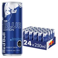 RED BULL - Bebida Energetica Red Bull Blue Edition 24 Latas De 250ml