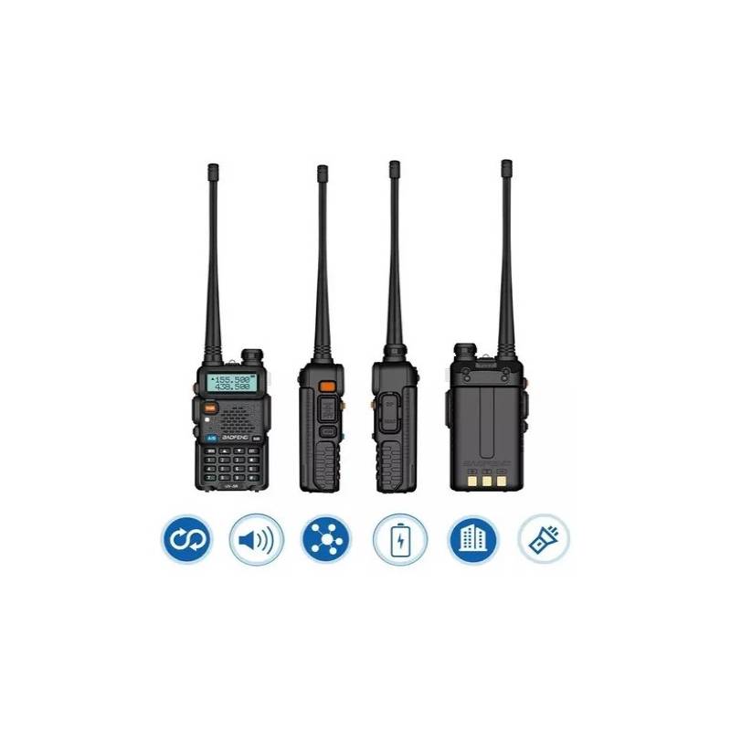 GENERICO Radio Transmisor Walkie Talkie Baofeng Uv-5r 520mhz 3800mah /  221014