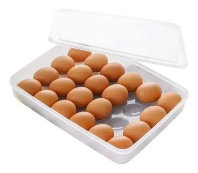 Organizador de huevos para refrigerador 7,6x10,8x36,8cm acrílico