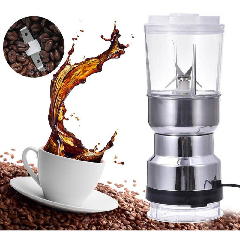 GENERICO Molinillo café eléctrico 2 en 1 multifuncional cereales