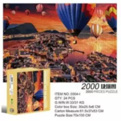 GENERICO - Puzzle Rompecbezas 2000 Piezas Globo Aerostático 82453