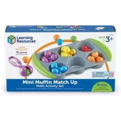 LEARNING RESOURCES - Juego de mini muffins para contar y clasificar Learning Resources