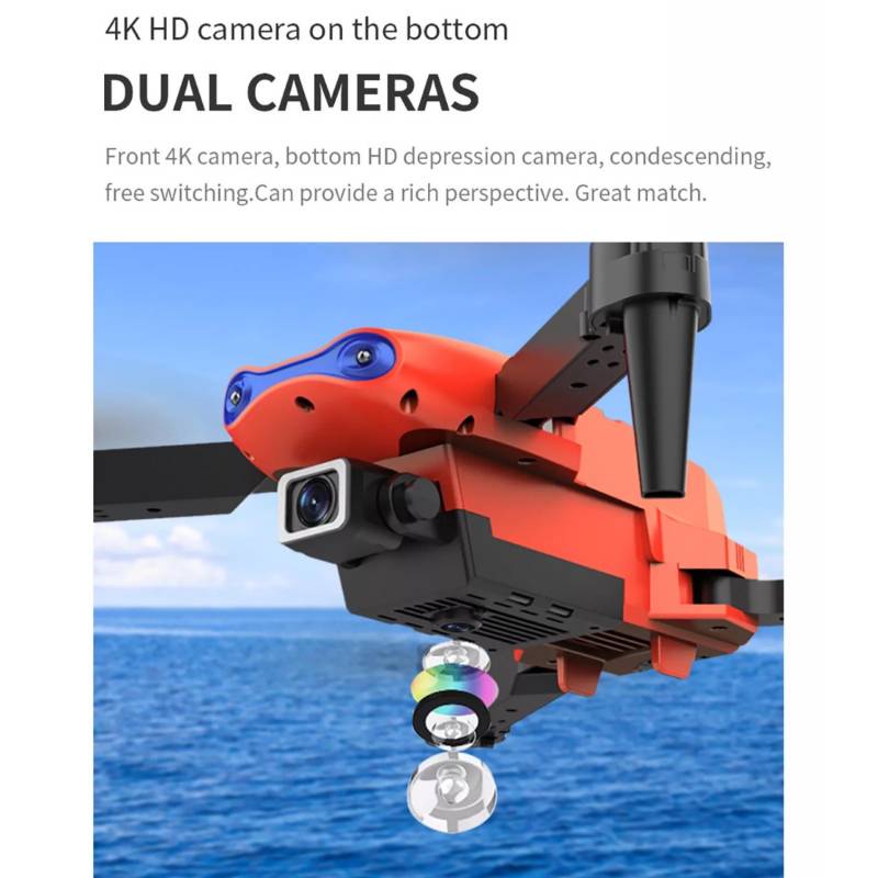 Dron 4k Ultra Hd Doble Cámara Control Remoto Wifi