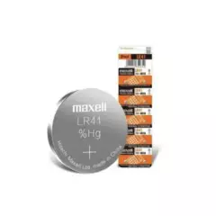 MAXELL - Pilas Maxell Lr41 Tipo Botón Japonesa