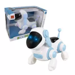 GENERICO - Robot BO Dog Chengji 1626160 Celeste - Robot para Niños