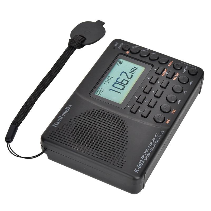 Mini radio am fm estéreo portátil de bolsillo de radio pequeña radio  digital GENERICO